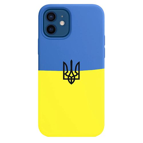 Купить Накладка Apple iPhone 12/12 Pro Silicone Case Full Ukraine в магазине vsesvit.shop