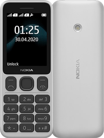 Купить Мобильный телефон NOKIA 125 Dual Sim White в магазине vsesvit.shop