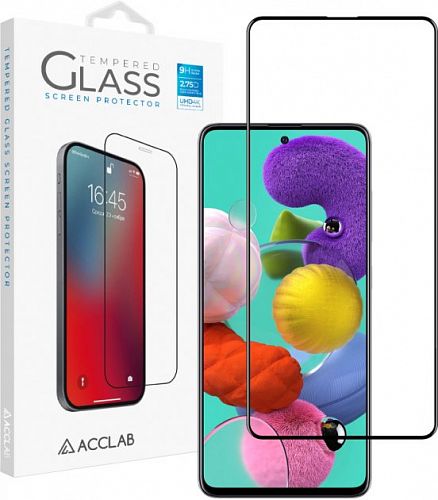 Купить Захисне скло Color glass 9Н Full Glue Samsung A515 (A51) black в магазине vsesvit.shop