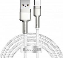 Кабель BASEUS Cafule Metal 66W USB-USB-C, 2м, White (CAKF000202) каталог товаров