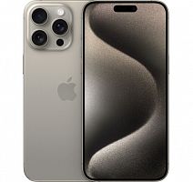 Смартфон APPLE iPhone 15 Pro 256Gb Natural Titanium каталог товаров