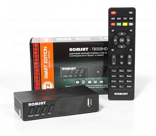 Купить Тюнер DVB-T2 Romsat T8008HD в магазине vsesvit.shop