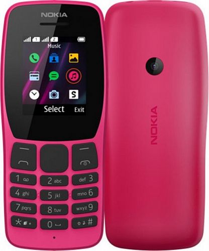 Купить Мобільний телефон NOKIA 110 2019 Dual Sim Pink в магазине vsesvit.shop