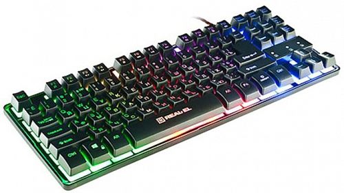 Купить Клавиатура REAL-EL Gaming 8710 TKL Backlit USB в магазине vsesvit.shop