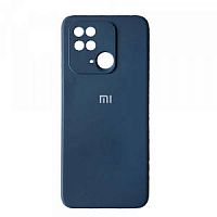 Накладка Xiaomi Poco C40 Navy Blue Silicone Case Full