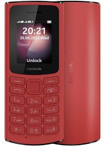 Купить Мобільний телефон NOKIA 105 2023 Dual Sim Red в магазине vsesvit.shop