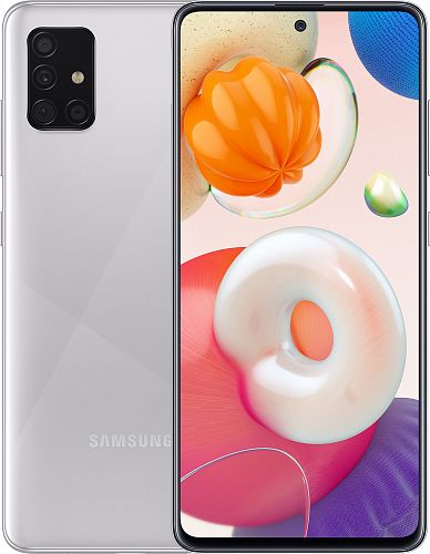 Купить Смартфон SAMSUNG Galaxy A51 SM-A515 128GB Dual Sim Metallic Silver (SM-A515FMSWSEK) в магазине vsesvit.shop