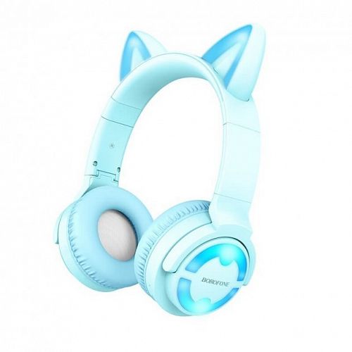 Купить Навушники BOROFONE BO15 Cat ear blue в магазине vsesvit.shop