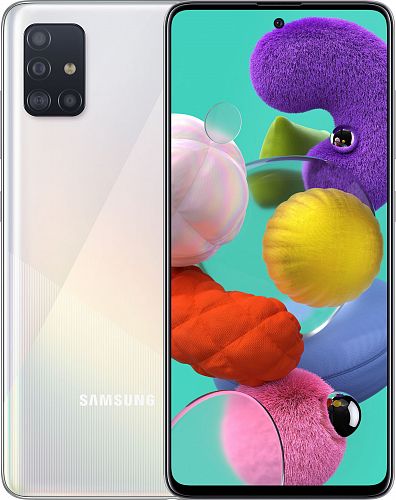 Купить Смартфон SAMSUNG Galaxy A51 SM-A515 128GB Dual Sim White (SM-A515FZWWSEK) в магазине vsesvit.shop
