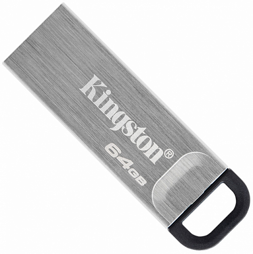 Купить Kingston DataTraveler Kyson 64GB USB 3.2 Silver/Black (DTKN/64GB) в магазине vsesvit.shop