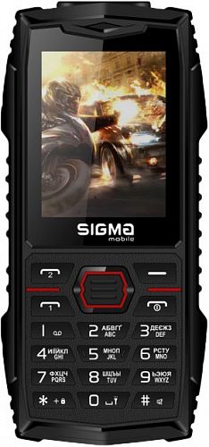 Купить Мобільний телефон Sigma mobile X-treme AZ68 Black-Red в магазине vsesvit.shop