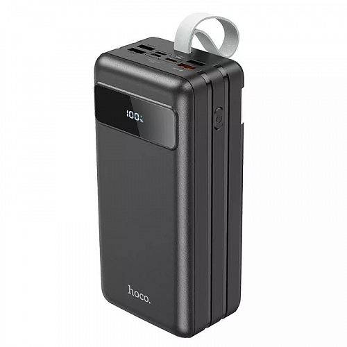 Купить Power Bank HOCO J86B Electric 22.5W fully compatible PD20W/QC/LCD/Lamp 60 000mAh Black в магазине vsesvit.shop