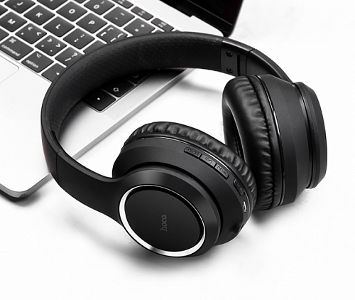 Купить Навушники HOCO W28 Journey wireless headphones Black в магазине vsesvit.shop