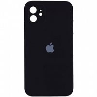Накладка Apple iPhone 11 Midnight blue Silicone Case Full Camera Square side каталог товаров