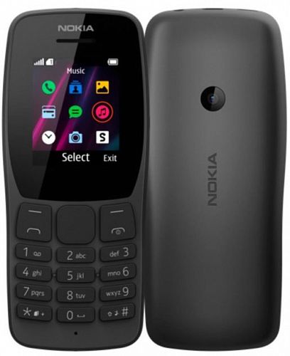 Купить Мобільний телефон NOKIA 110 2019 Dual Sim Black в магазине vsesvit.shop