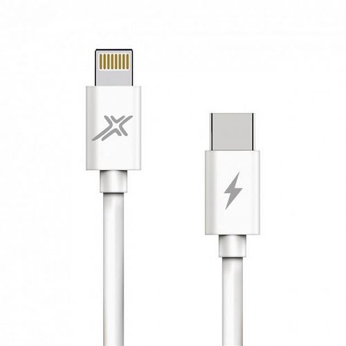 Купить Кабель Grand-X USB Type-C - Lightning, Power Delivery, 20W, 1м, White (CL-07) в магазине vsesvit.shop