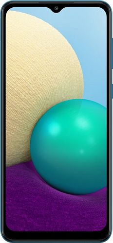 Купить Смартфон SAMSUNG Galaxy A02 2/32GB Dual Sim Blue (SM-A022GZBBSEK) в магазине vsesvit.shop