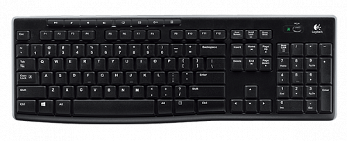Купить Клавіатура LOGITECH K-270 USB wireless black в магазине vsesvit.shop