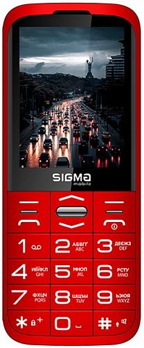Купить Мобільний телефон SIGMA Comfort 50 Grace Dual Sim Red в магазине vsesvit.shop