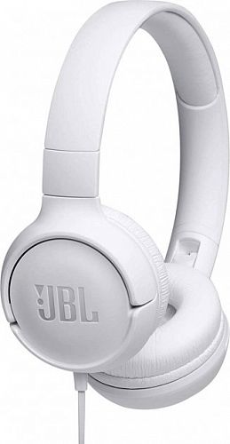 Купить Навушники JBL T500 White (JBLT500WHT) в магазине vsesvit.shop