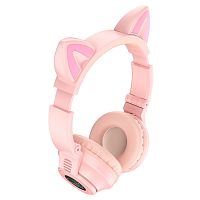 Навушники BOROFONE BO18 Cat ear BT pink каталог товаров