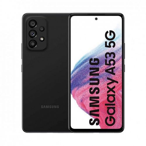 Купить Мобільний телефон Samsung Galaxy A53 5G 6/128GB Black (SM-A536EZKDSEK) в магазине vsesvit.shop