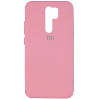 Накладка Silicone Case Full for Xiaomi Redmi 9 Pink Sand