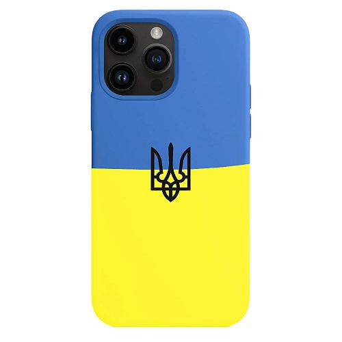 Купить Накладка Apple iPhone 14 Silicone Case Full Ukraine в магазине vsesvit.shop