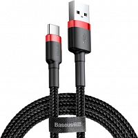 Кабель BASEUS CoolPlay Series Fast Charging Cable USB to Type-C 100W 2m White (CAKW000702)