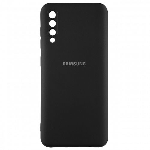 Купить Накладка GRAND Full Silicone Cover for Samsung A30S (A307)/A50 (A505) black в магазине vsesvit.shop