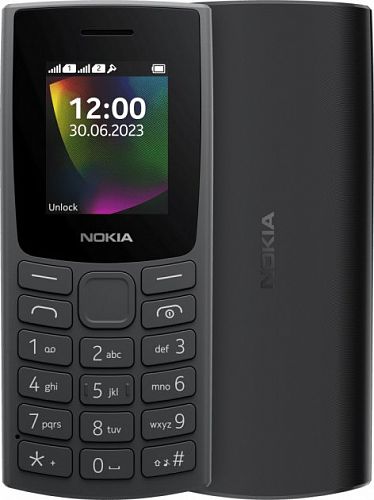 Купить Мобільний телефон NOKIA 106 2023 Dual Sim Charcoal в магазине vsesvit.shop