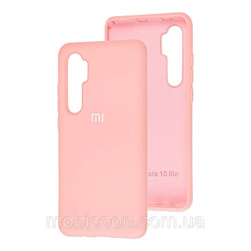 Купить Накладка Silicone Case Full for Xiaomi Mi Note 10 Lite Pink Sand в магазине vsesvit.shop