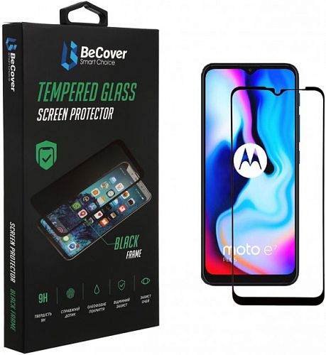 Купить Захисне скло Motorola Moto E7 Power/E7i Power Black BeCover (706450) в магазине vsesvit.shop