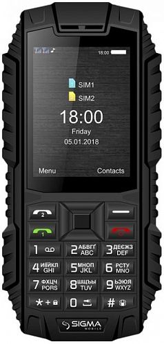 Купить Мобільний телефон SIGMA Х-treme DT68 Dual Sim Black в магазине vsesvit.shop