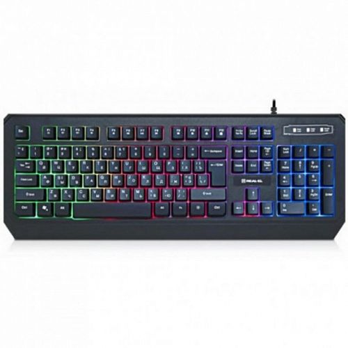 Купить Клавіатура REAL-EL Comfort 7001 Ukr Black (нове Ukr) в магазине vsesvit.shop