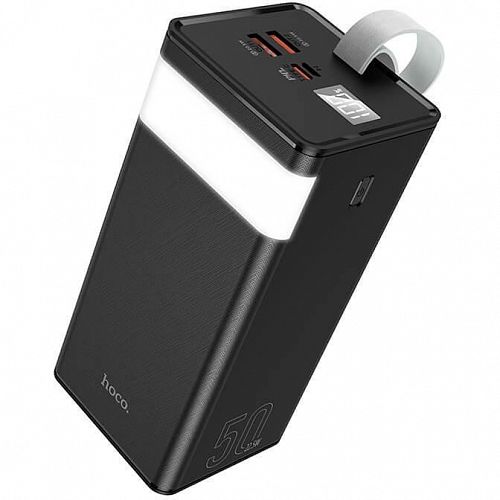 Купить Power Bank HOCO J86A Powermaster fully compatible PD20W/QC/LCD/Lamp 50000mAh Black в магазине vsesvit.shop