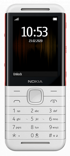 Купить Мобільний телефон NOKIA 5310 DS 2020 White/Red в магазине vsesvit.shop