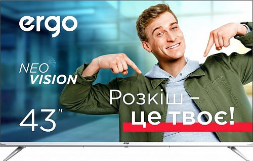 Купить Телевізор LCD ERGO 43JUQ7555 в магазине vsesvit.shop