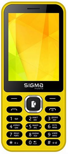 Купить Мобильный телефон SIGMA X-style 31 Power yellow в магазине vsesvit.shop