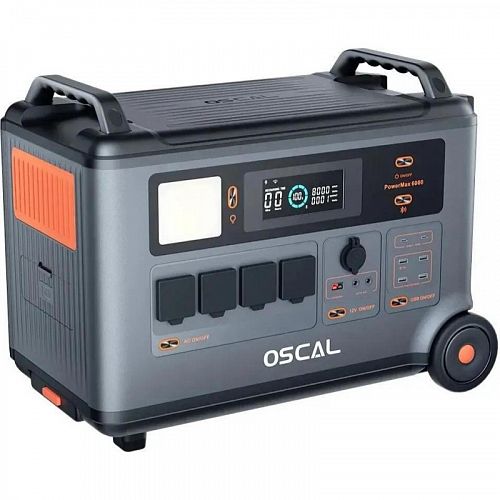 Купить Зарядна Станція BLACKVIEW Oscal PowerMax 6000 3600Wh 6000W Grey в магазине vsesvit.shop