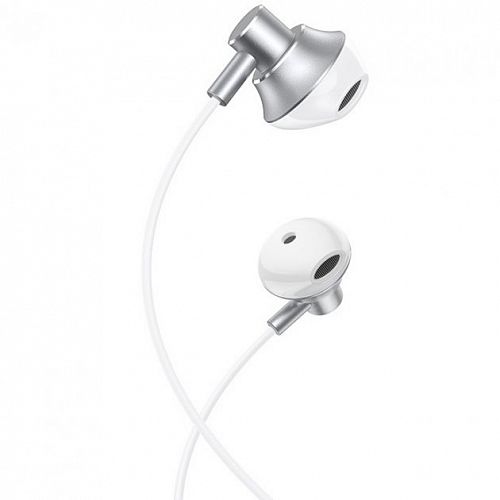 Купить Навушники HOCO M75 Belle Universal earphones mic r-control 1,2m Grey в магазине vsesvit.shop