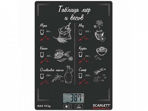Купить Ваги кухонні SCARLETT SC-KS57P94/64 в магазине vsesvit.shop