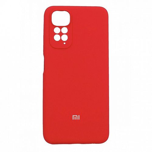 Купить Накладка Xiaomi Redmi Note 11/11S Red Silicone Case Full в магазине vsesvit.shop