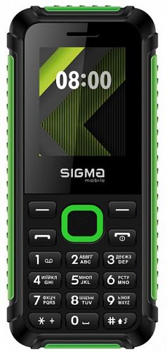 Купить Мобільний телефон SIGMA X-style 18 Track Dual Sim Black/Green в магазине vsesvit.shop