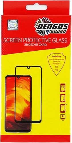 Купить Захисне скло Xiaomi Redmi Note 9 Pro Black Full Glue Dengos (TGFG-114) в магазине vsesvit.shop