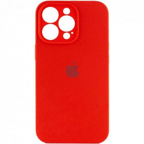 Купить Накладка Apple iPhone 12 Silicone Case Full Camera (14) red в магазине vsesvit.shop