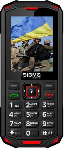 Купить Мобільний телефон SIGMA X-treme PA68 Dual Sim Black/Red в магазине vsesvit.shop