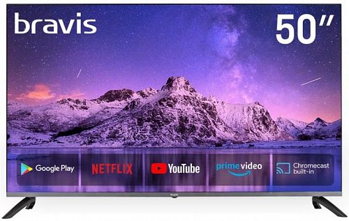 Купить Телевізор LCD BRAVIS 50M8000 Smart + T2 в магазине vsesvit.shop