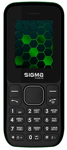 Купить Мобильный телефон SIGMA X-style 17 UP Dual Sim Black/Green в магазине vsesvit.shop