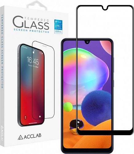 Купить Захисне скло Color glass 9Н Full Glue Samsung A315 (A31) black в магазине vsesvit.shop